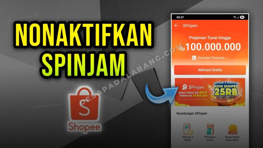 Alasan Kenapa Banyak yang Ingin Menonaktifkan SPinjam Shopee