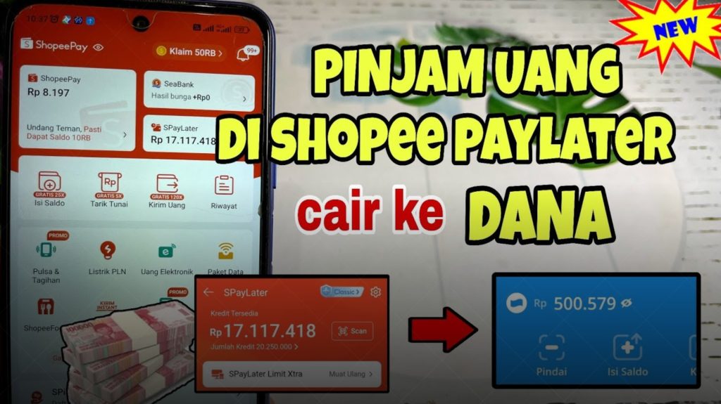 Cara Mencairkan SPaylater ke DANA dan OVO via Gestun