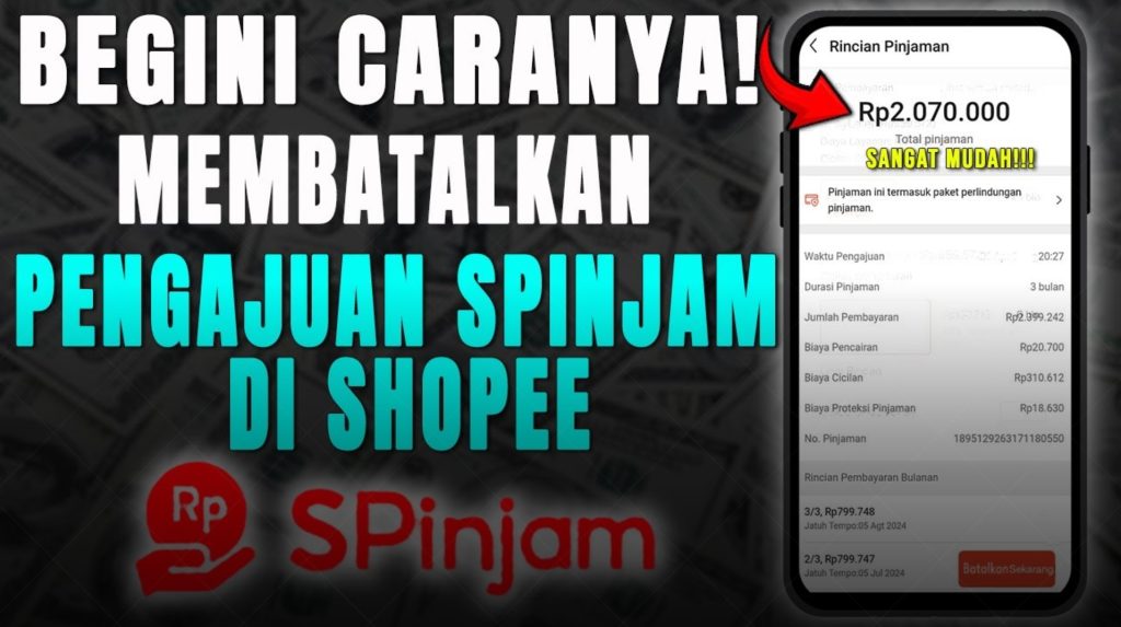 3 Cara Membatalkan Pengajuan SPinjam Shopee