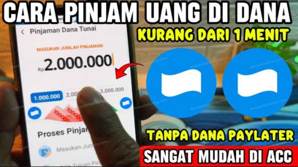 3 Cara Pinjam Uang Jadi Saldo DANA Tanpa PayLater dan Cicil