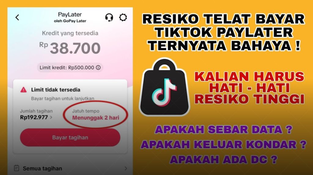 Berapa Denda Telat Bayar TikTok PayLater