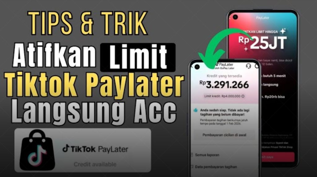 Cara Aktivasi TikTok PayLater dari Awal Hingga Disetujui