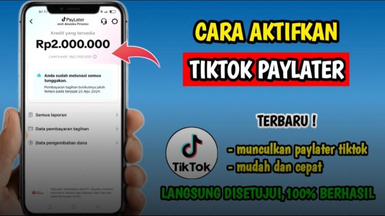 Mau Aktifkan TikTok PayLater? Ini Syarat, Limit Kredit, dan Cara Daftarnya