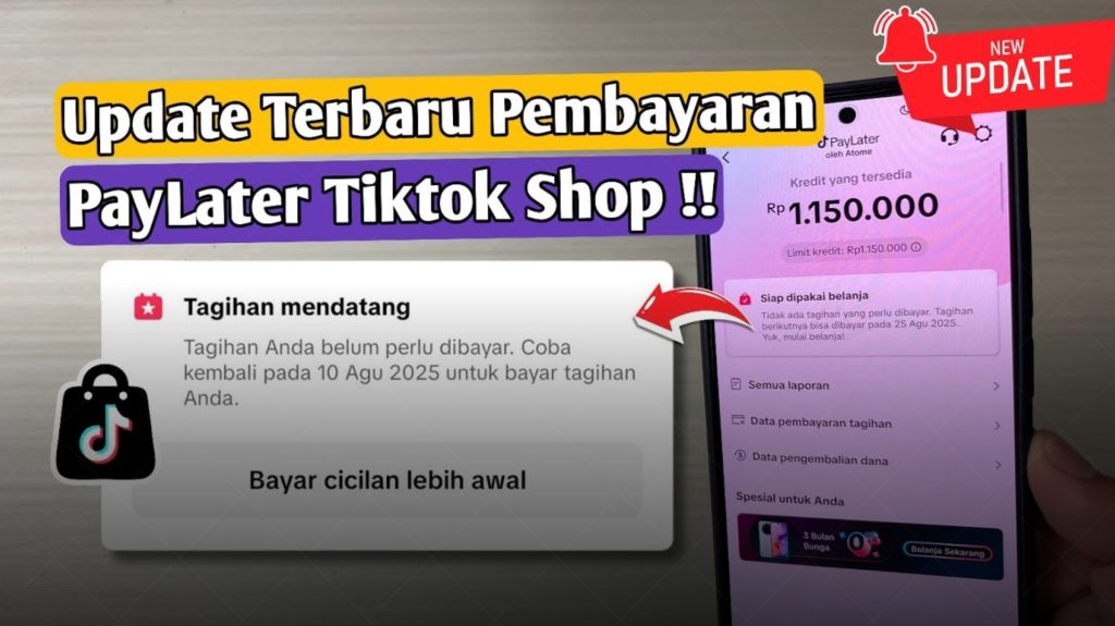 Metode Pembayaran TikTok PayLater yang Tersedia