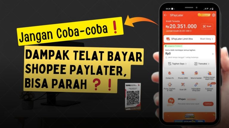 Telat Bayar Shopee PayLater 1 Hari, Apakah Langsung Kena Denda dan Masuk SLIK OJK