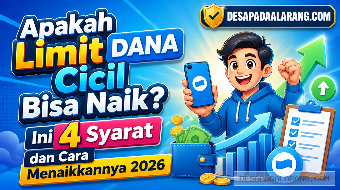 Apakah Limit DANA Cicil Bisa Naik? Ini 4 Syarat dan Cara Menaikkannya 2026