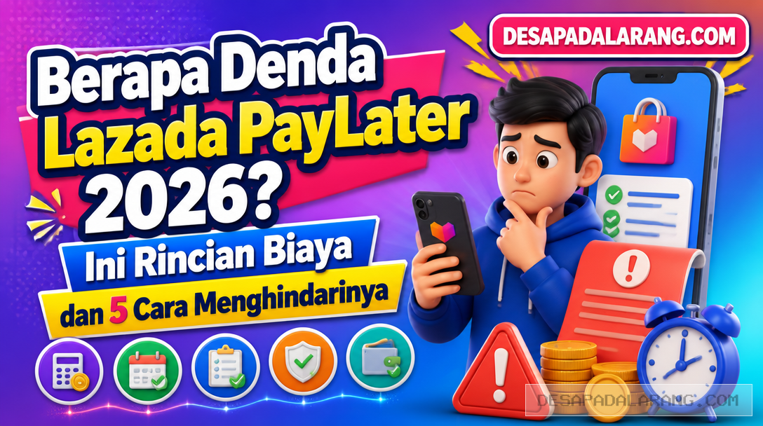 Berapa Denda Lazada PayLater 2026? Ini Rincian Biaya dan 5 Cara Menghindarinya