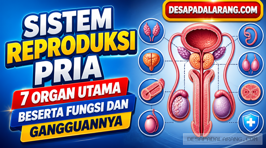 Sistem Reproduksi Pria, 7 Organ Utama Beserta Fungsi dan Gangguannya