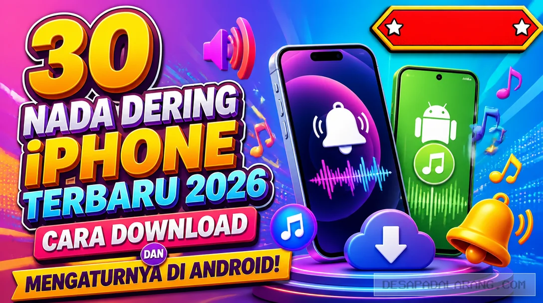 30 Nada Dering iPhone Terbaru 2026, Cara Download dan Mengaturnya di Android!