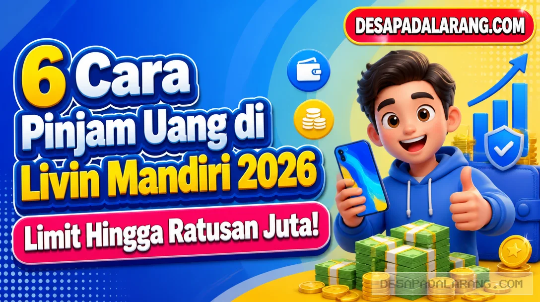 6 Cara Pinjam Uang di Livin Mandiri 2026, Limit Hingga Ratusan Juta!