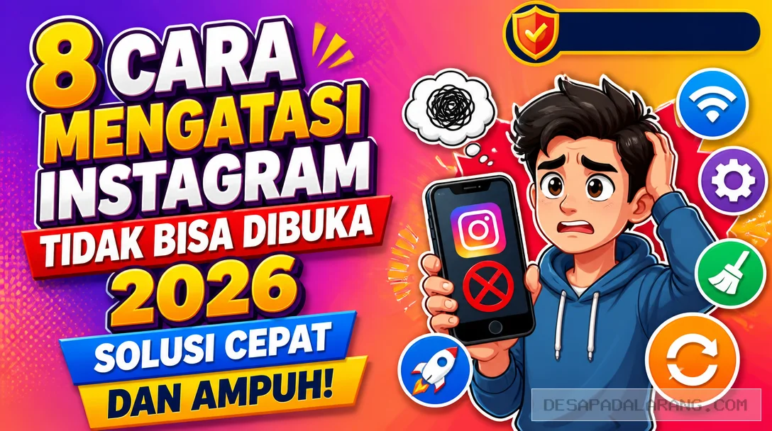 8 Cara Mengatasi Instagram Tidak Bisa Dibuka 2026, Solusi Cepat dan Ampuh!