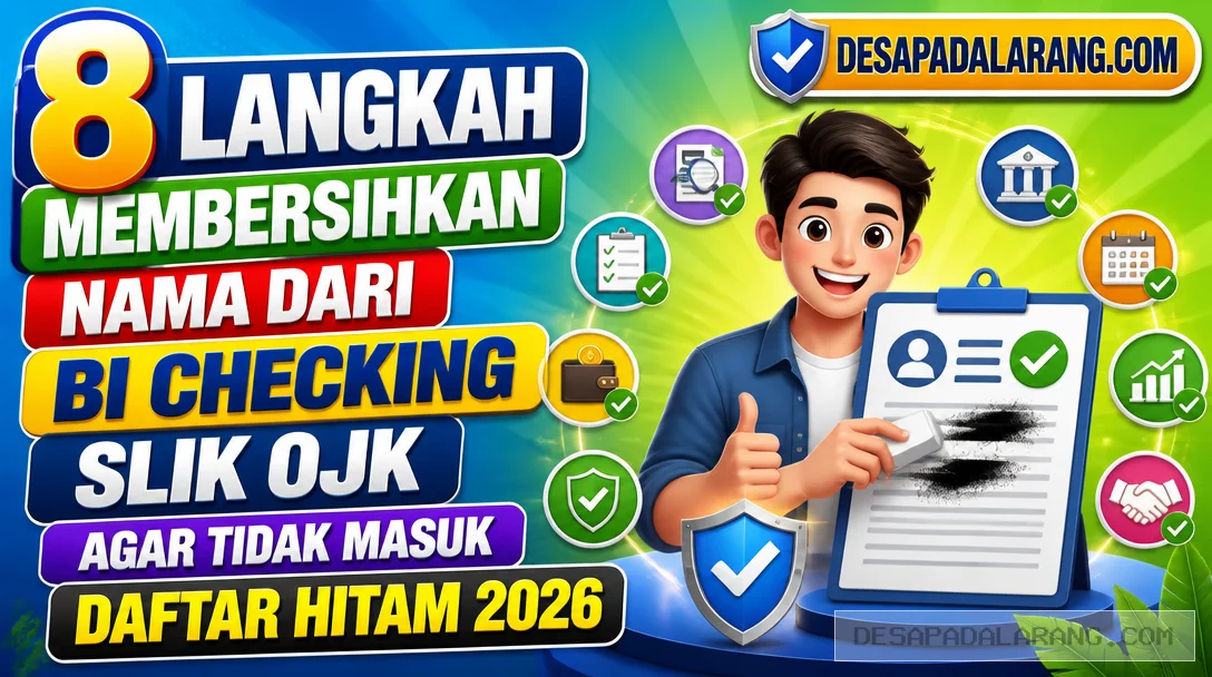 8 Langkah Membersihkan Nama dari BI Checking SLIK OJK Agar Tidak Masuk Daftar Hitam 2026