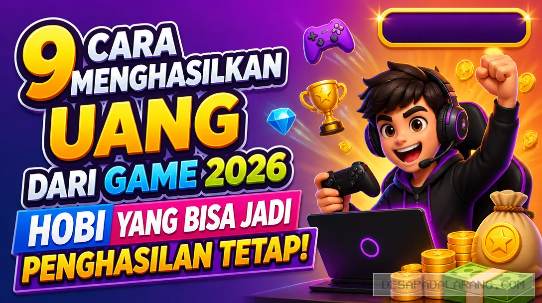 9 Cara Menghasilkan Uang dari Game 2026, Hobi yang Bisa Jadi Penghasilan Tetap!