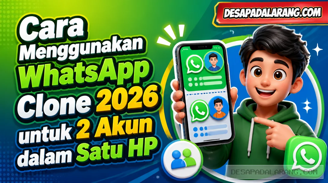 Cara Menggunakan WhatsApp Clone 2026 untuk 2 Akun dalam Satu HP