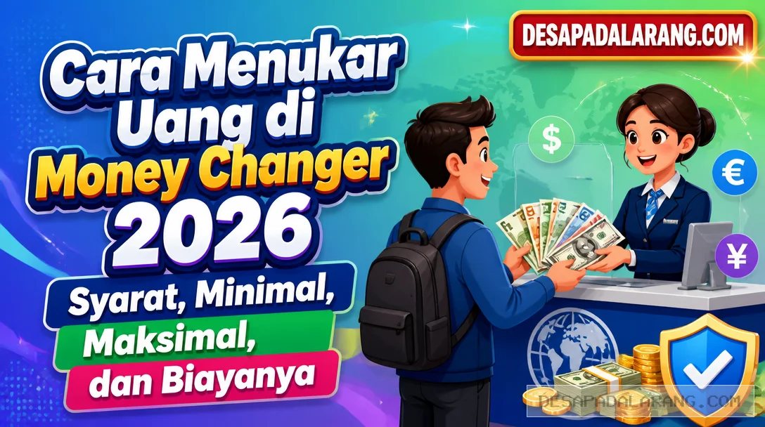 Cara Menukar Uang di Money Changer 2026, Syarat, Minimal, Maksimal, dan Biayanya