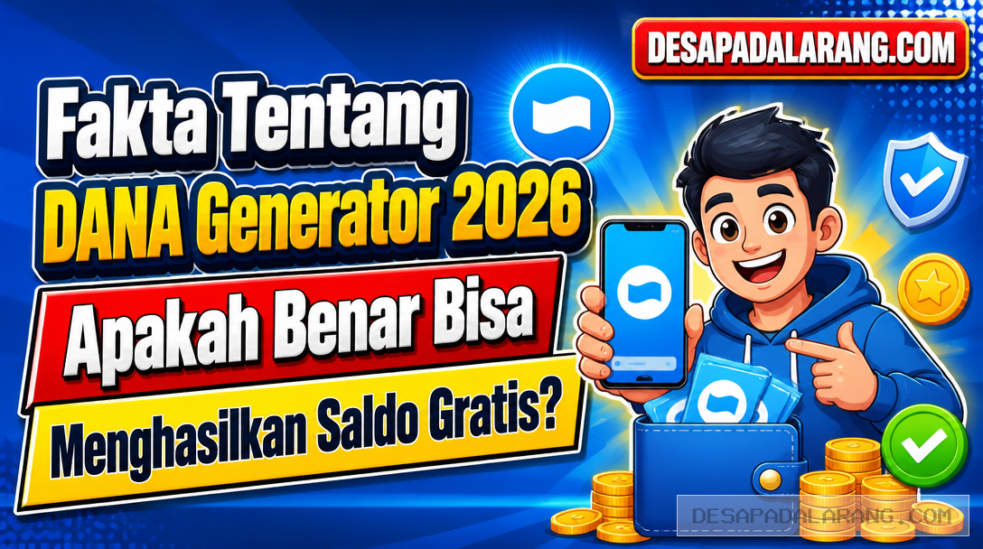 Fakta Tentang DANA Generator 2026, Apakah Benar Bisa Menghasilkan Saldo Gratis?