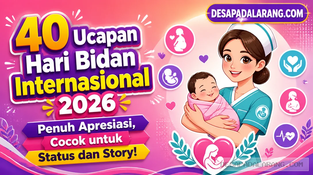 40 Ucapan Hari Bidan Internasional 2026 Penuh Apresiasi, Cocok untuk Status dan Story!