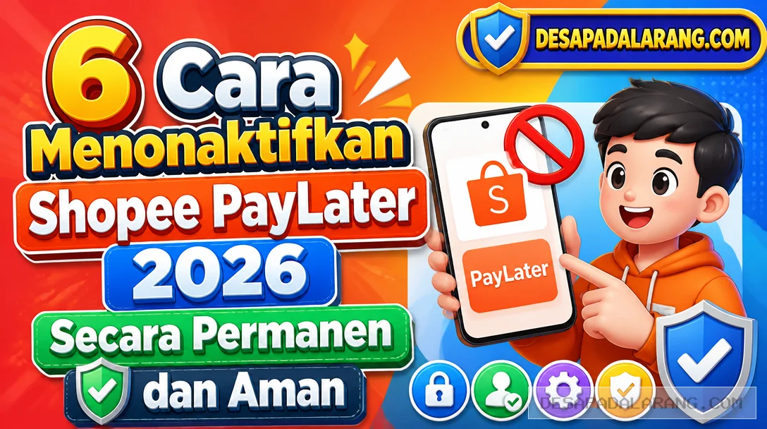 6 Cara Menonaktifkan Shopee PayLater 2026 Secara Permanen dan Aman