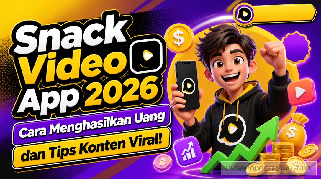 Snack Video App 2026, Cara Menghasilkan Uang dan Tips Konten Viral!